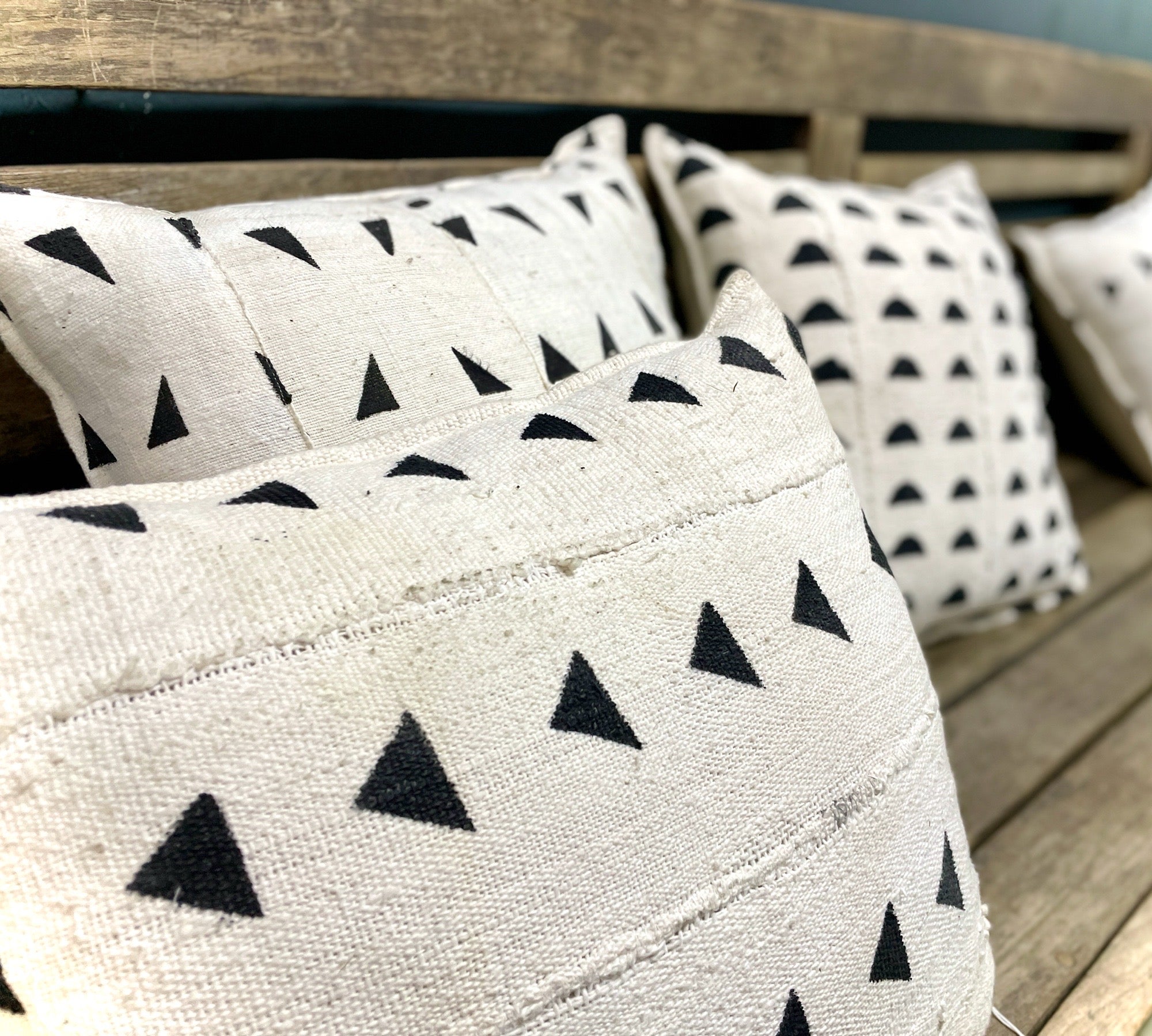 African Mudcloth Cushion/Scatters 60cm - eyahomeliving